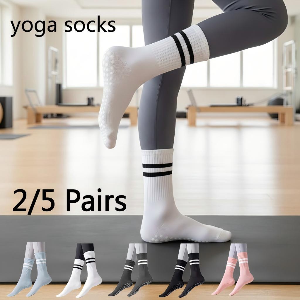Pilates Yoga Grip Socks - Women Non Slip Yoga Socks, Grippy