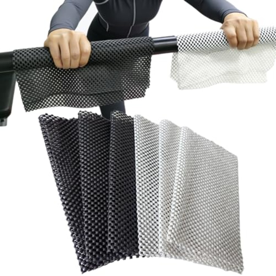 Pilates Yoga Mat Workout - 6Pcs Cuttable Pilates Non Slip Mat,