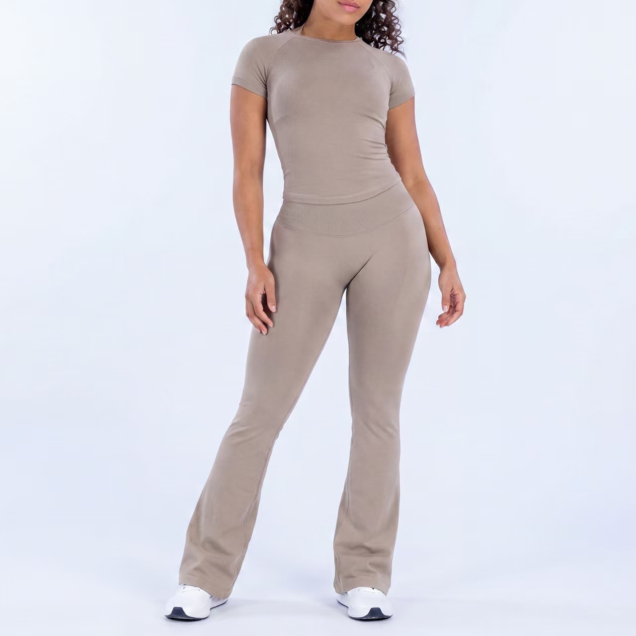 Pilates In Yoga Pants - 2 Pieces Impact Yoga Pilates Suit