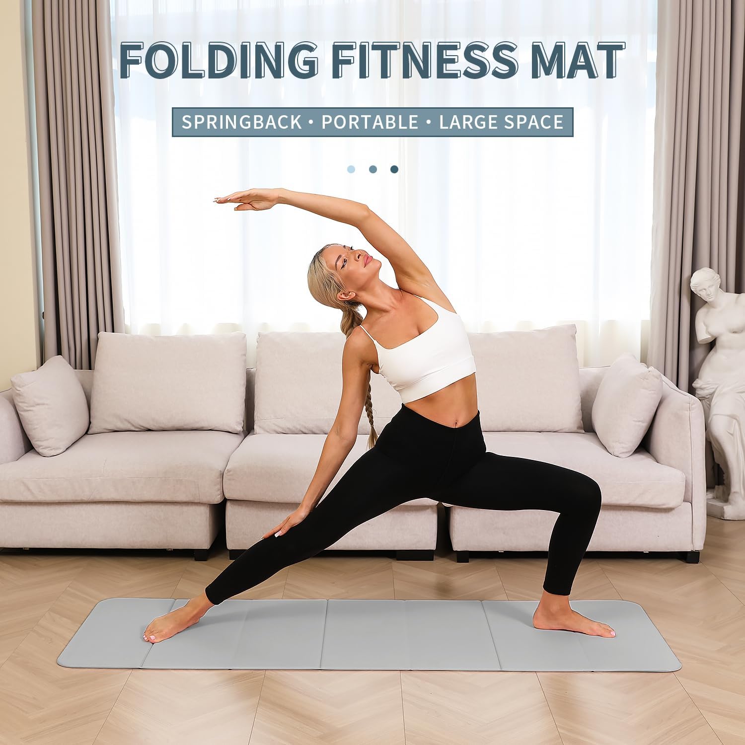 Foldable Yoga Mat 10mm Extra T - Pilates Yoga Mat Workout 리뷰 및 가격