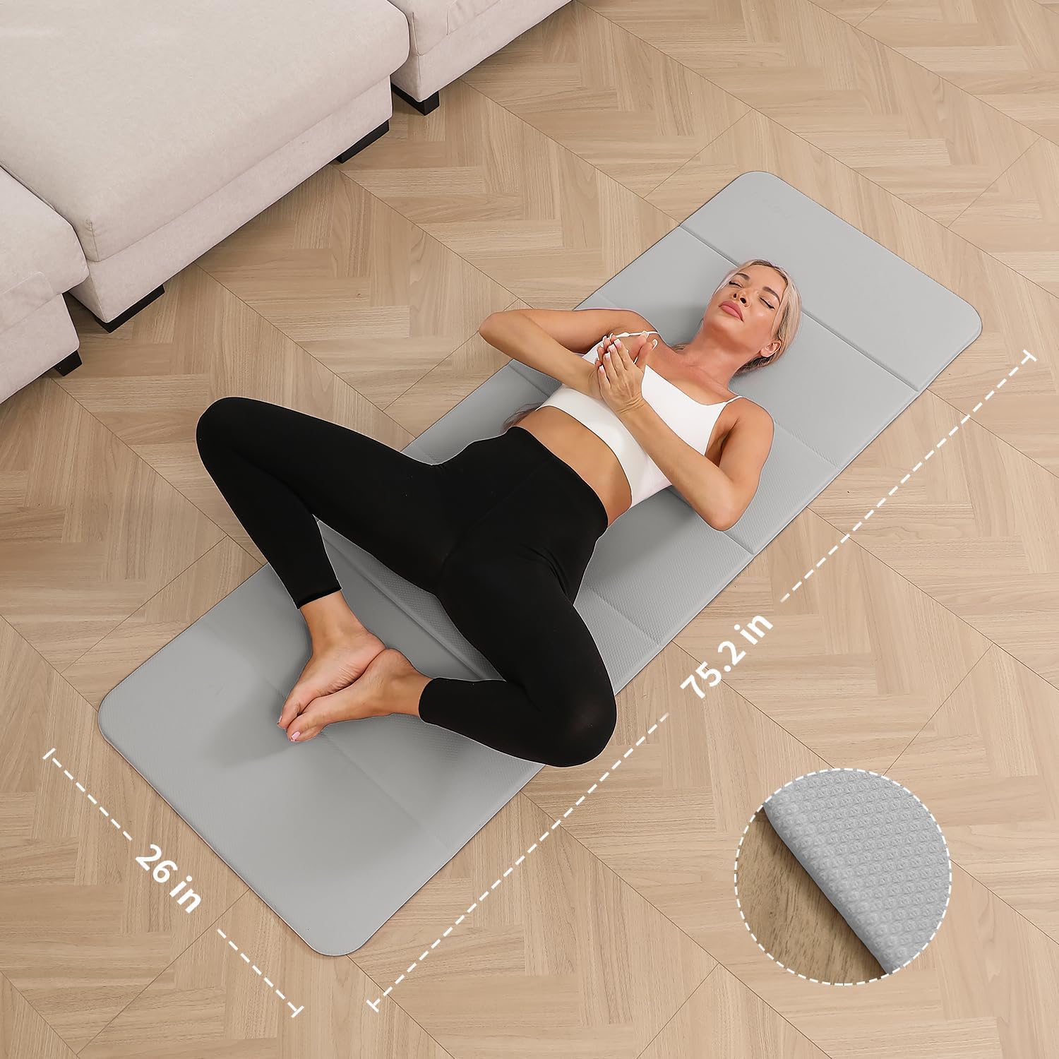 Foldable Yoga Mat 10mm Extra T - Pilates Yoga Mat Workout 리뷰 및 가격