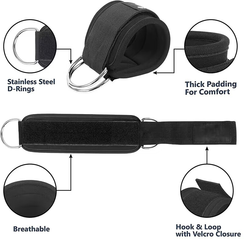 Ankle Straps Resistance Bands  - Pilates Ankle Strap 리뷰 및 가격