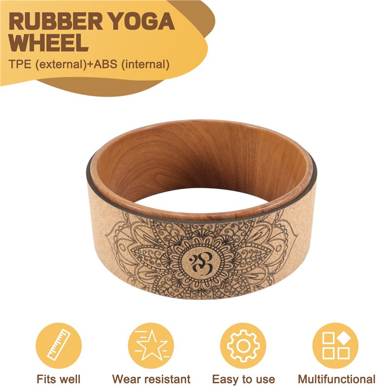 A65G-Cork Yoga Wheel For Yoga  - Yoga Wheel Dharma 리뷰 및 가격