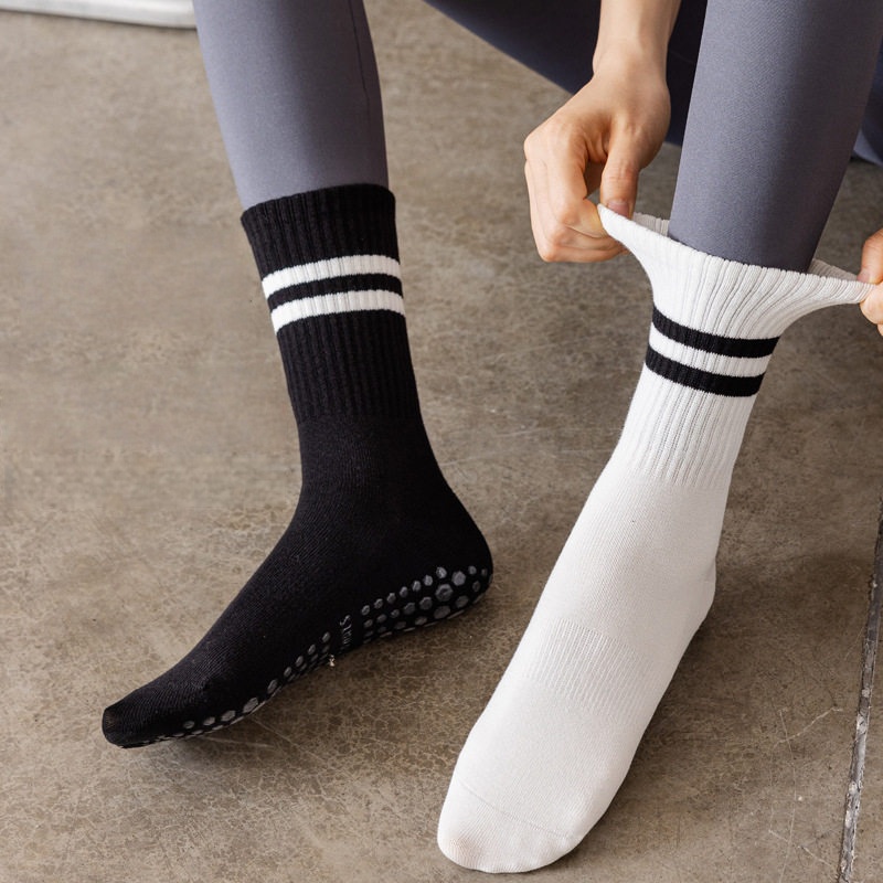 Women Non Slip Yoga Socks, Gri - Pilates Yoga Grip Socks 리뷰 및 가격