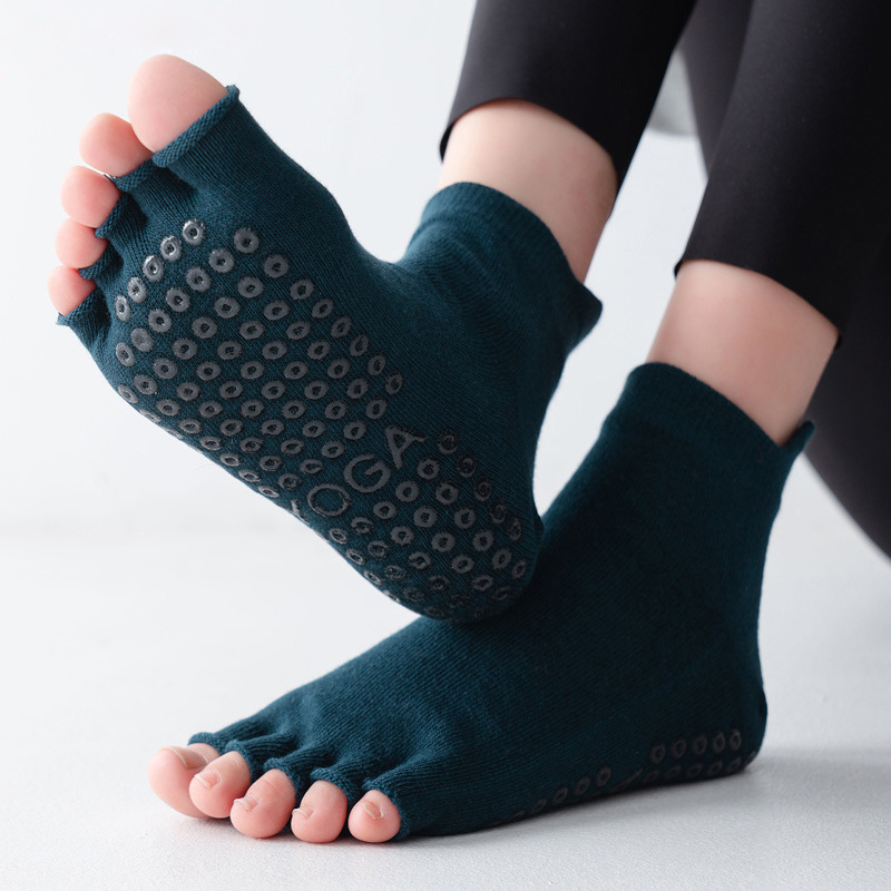 Yoga Socks Half Toe Anti-Slip  - Pilates Yoga Grip Socks 리뷰 및 가격