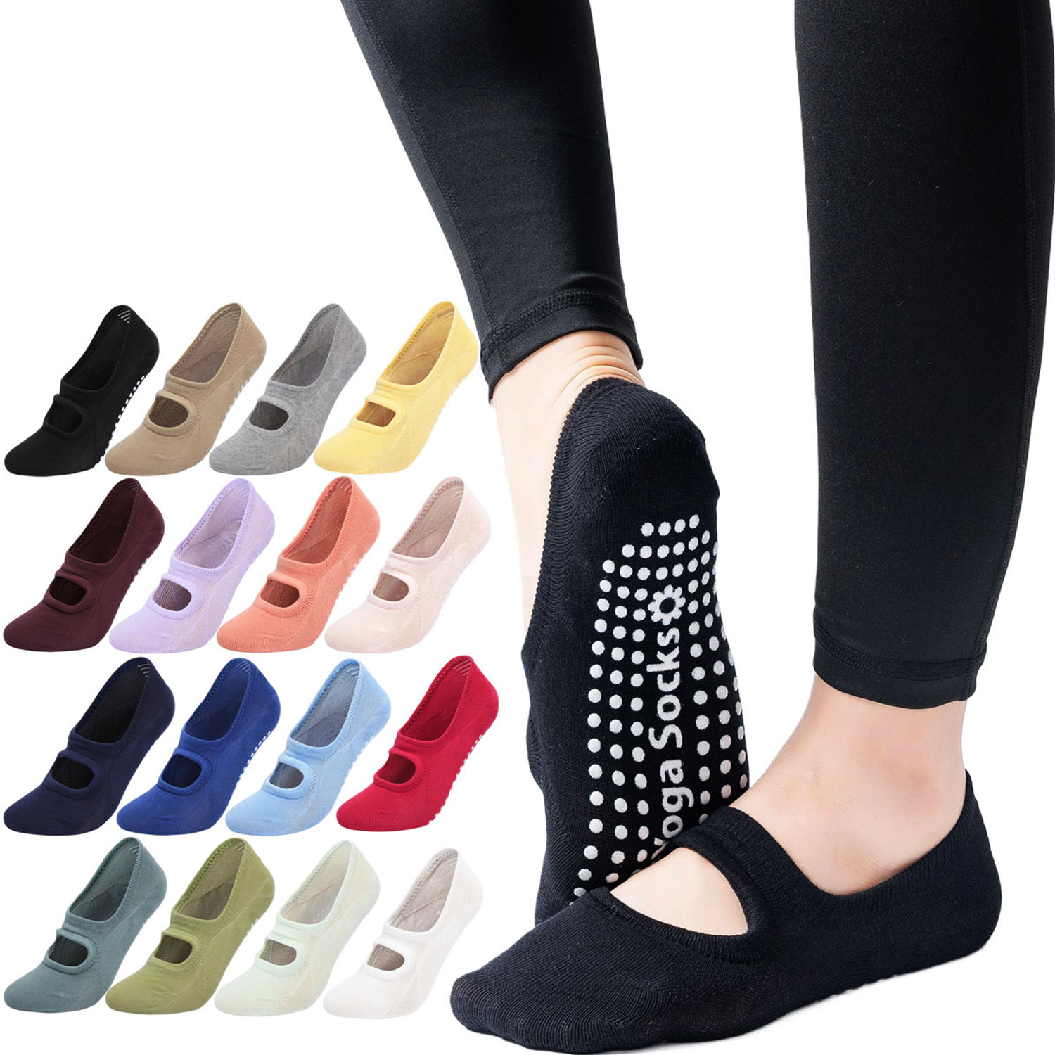 High Quality Women Yoga Socks  - Pilates Yoga Grip Socks 리뷰 및 가격