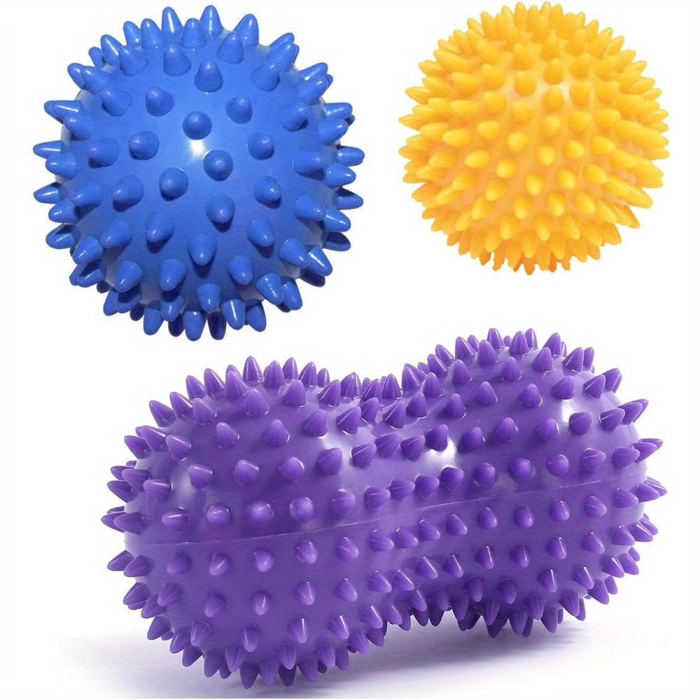 Spiky Massage Ball Set (3 Piec - Acupressure Ball Set 리뷰 및 가격