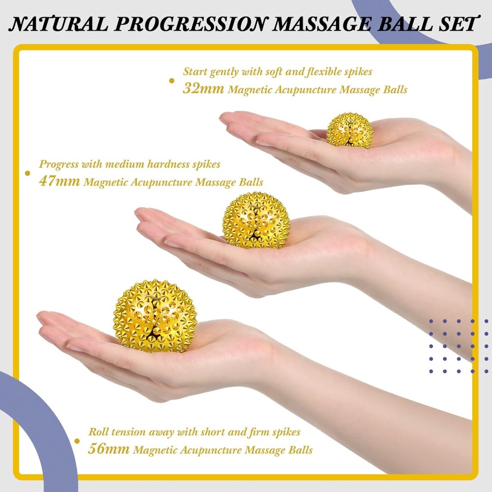 6Pcs/Set Magnetic Massage Ball - Acupressure Ball Set 리뷰 및 가격