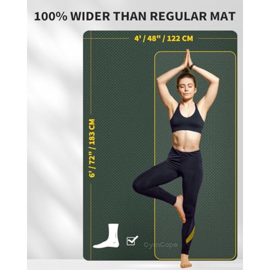 Extra Large Yoga Mat 72x48 or  - Pilates Yoga Or 리뷰 및 가격