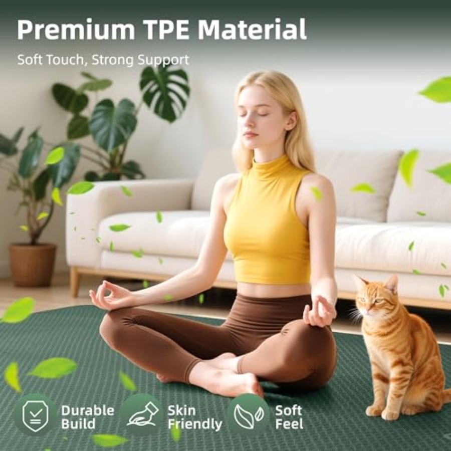 Extra Large Yoga Mat 72x48 or  - Pilates Yoga Or 리뷰 및 가격