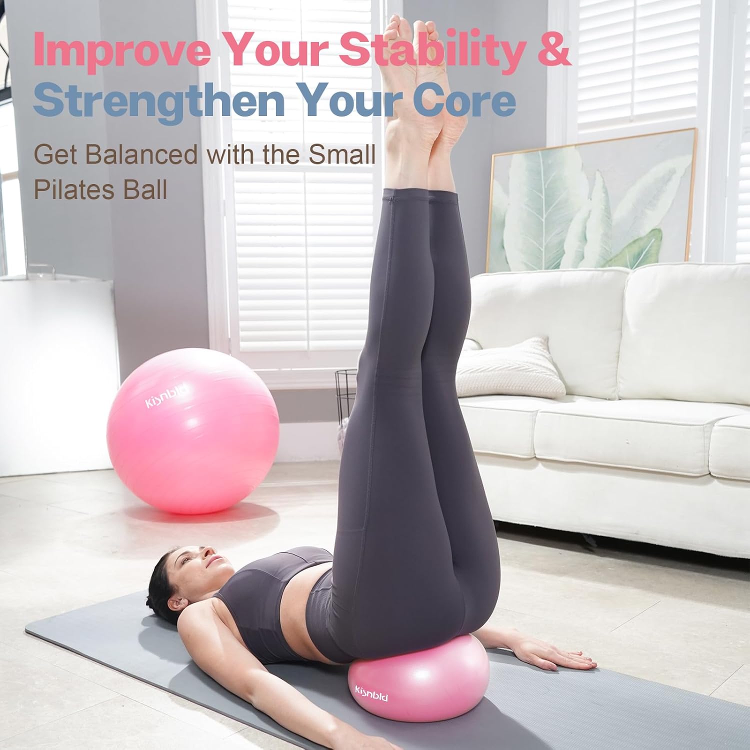 9 Inch Mini Pilates Ball, Anti - Pilates Yoga Or 리뷰 및 가격