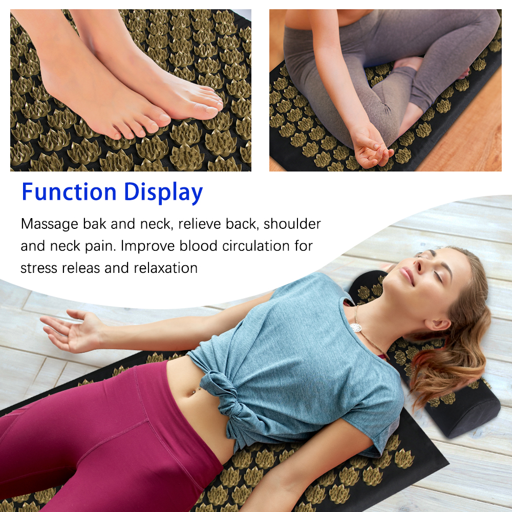 Shiatsu Acupressure Mat Spike  - Pilates Yoga Sport 리뷰 및 가격