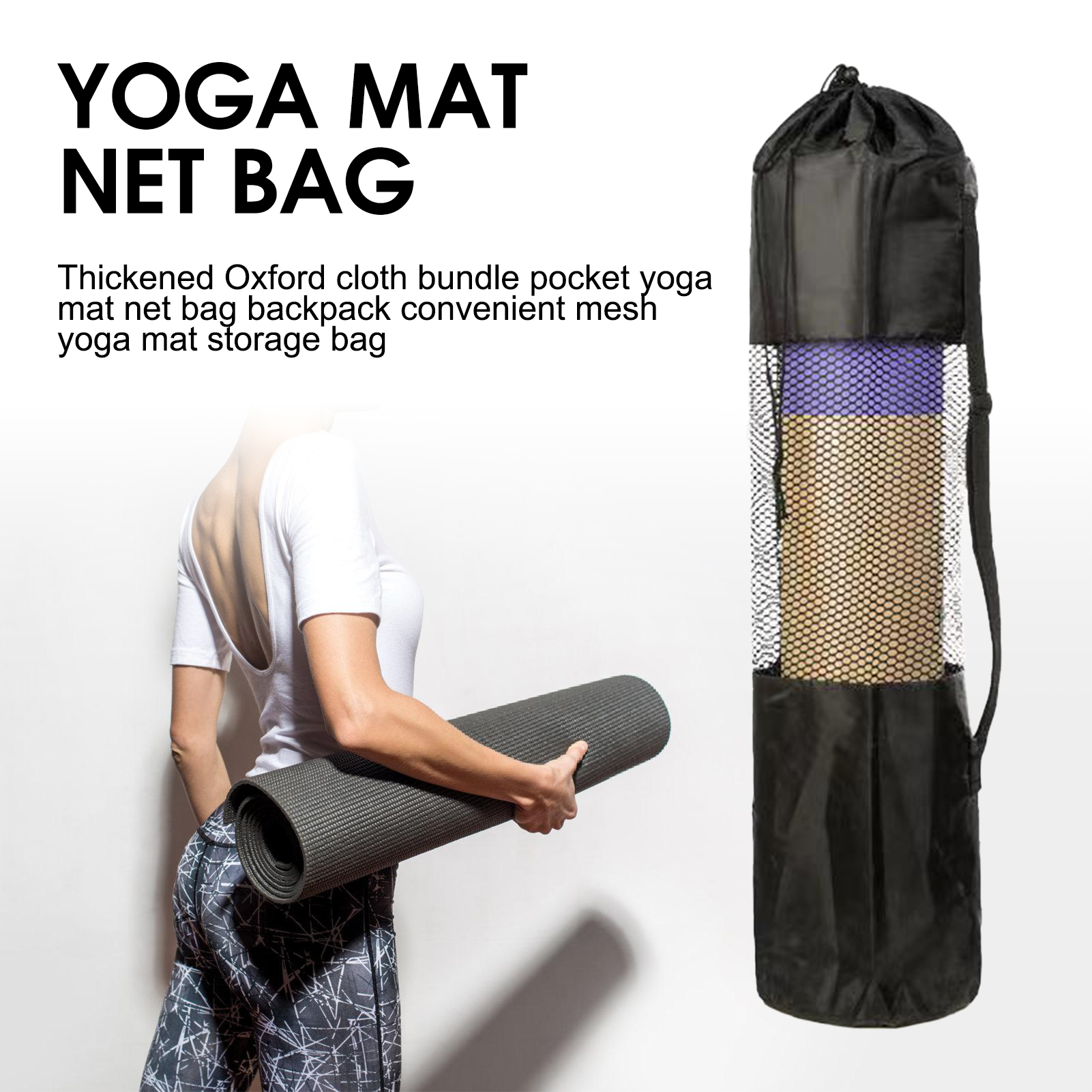 Yoga Mat Bag with Mesh Window  - Fitness Yoga Pilates 리뷰 및 가격