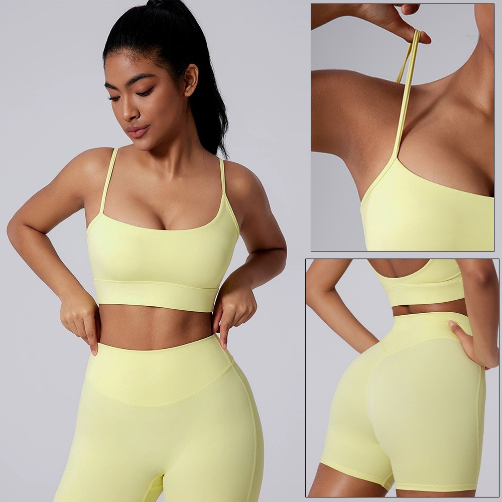 Cloud Hide Yellow Yoga Suit Gy - Pilates In Yoga Pants 리뷰 및 가격