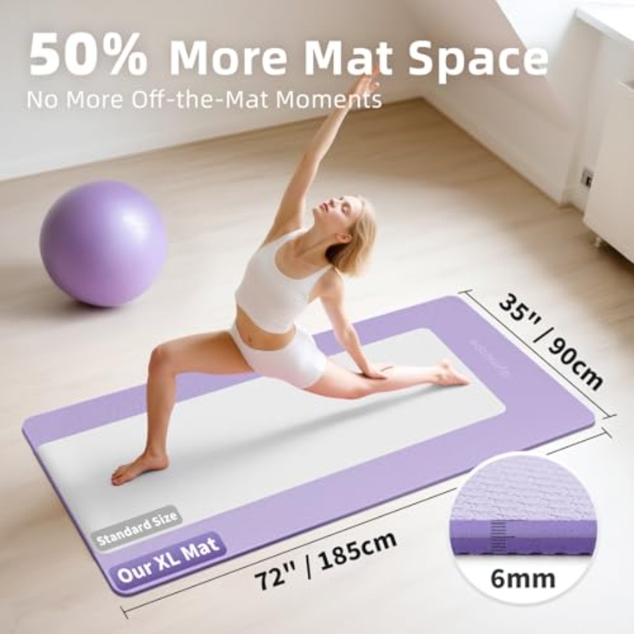 Extra Large Yoga Mat 72x48 or  - Pilates Yoga Or 리뷰 및 가격