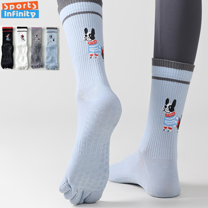 Cute Dog Print Yoga Socks Anti - Pilates Yoga Sport 리뷰 및 가격