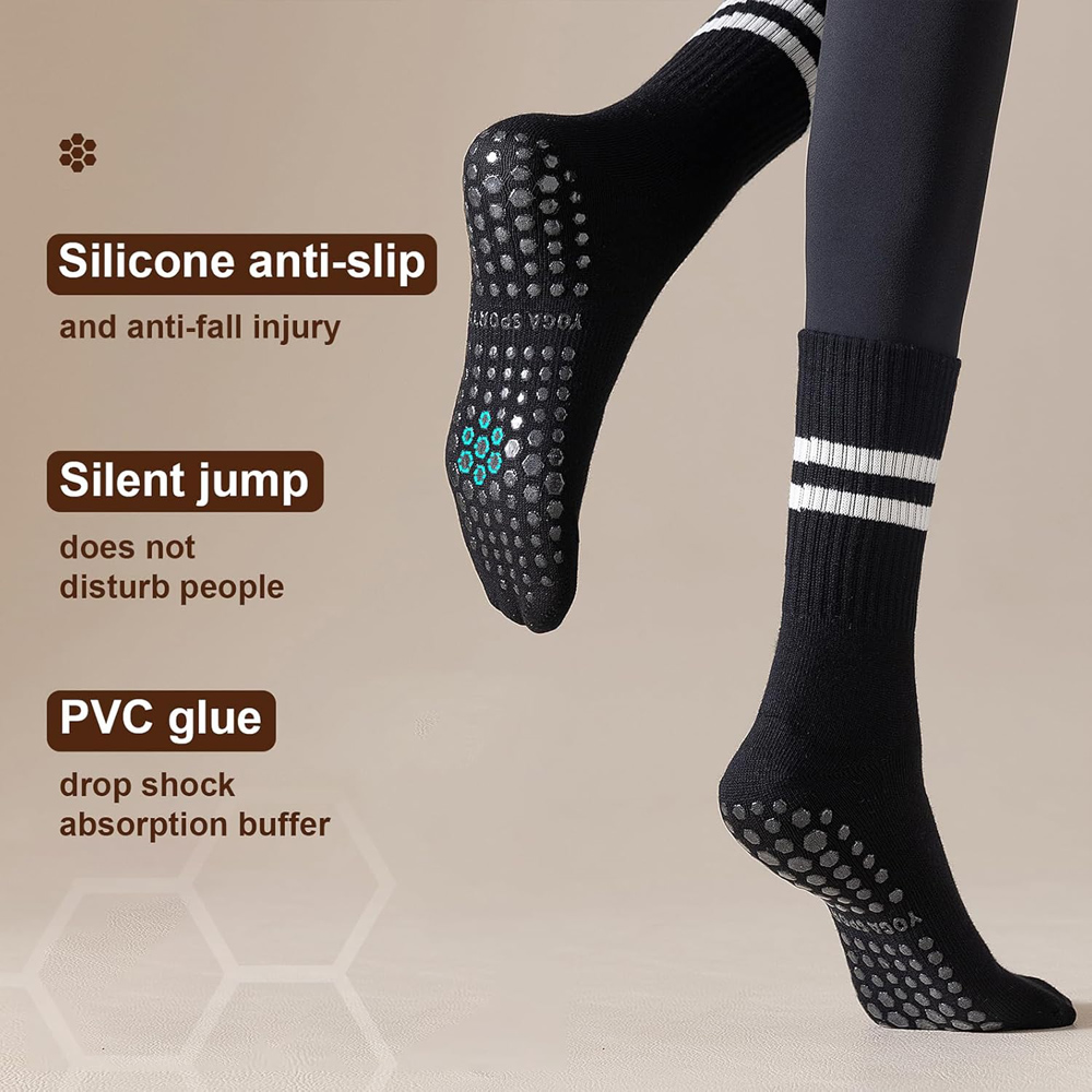 Yoga Pilates Socks with Grips  - Pilates Yoga Grip Socks 리뷰 및 가격