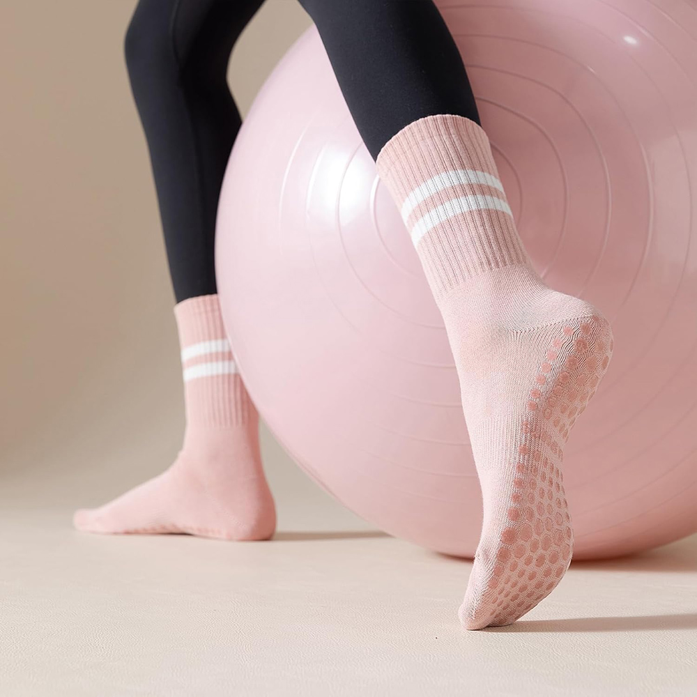 Yoga Pilates Socks with Grips  - Pilates Yoga Grip Socks 리뷰 및 가격
