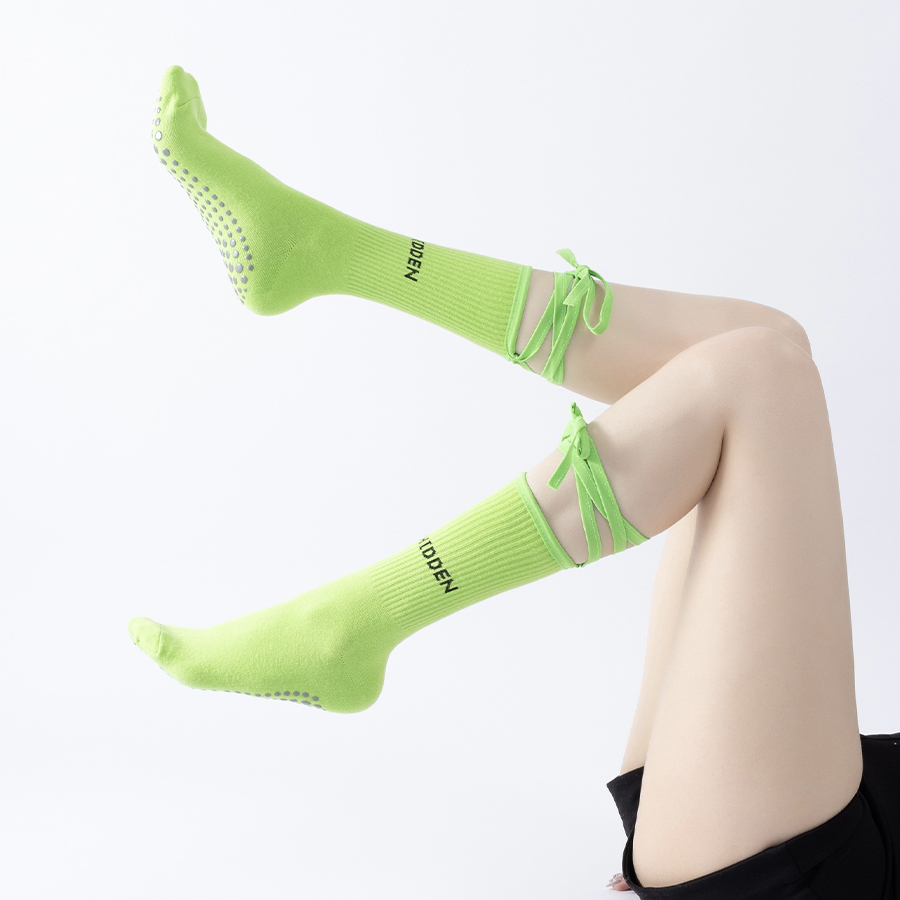 Women Bandage Yoga Socks Cotto - Pilates Yoga Grip Socks 리뷰 및 가격