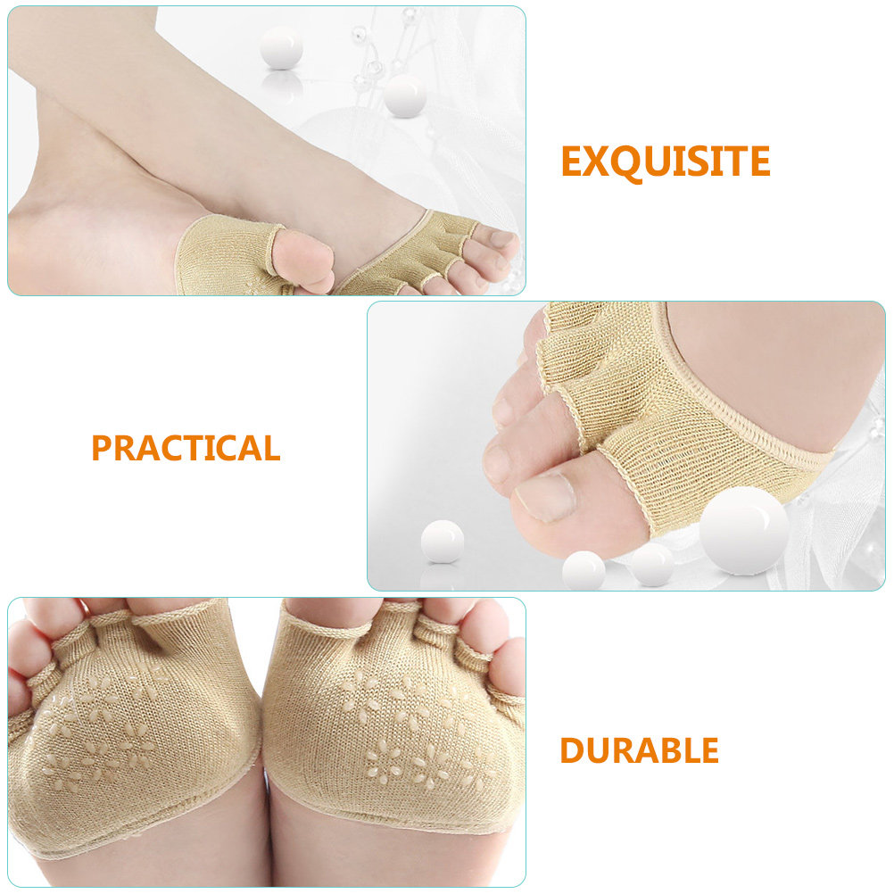 2Pairs Cotton Toeless Yoga Soc - Pilates Yoga Grip Socks 리뷰 및 가격