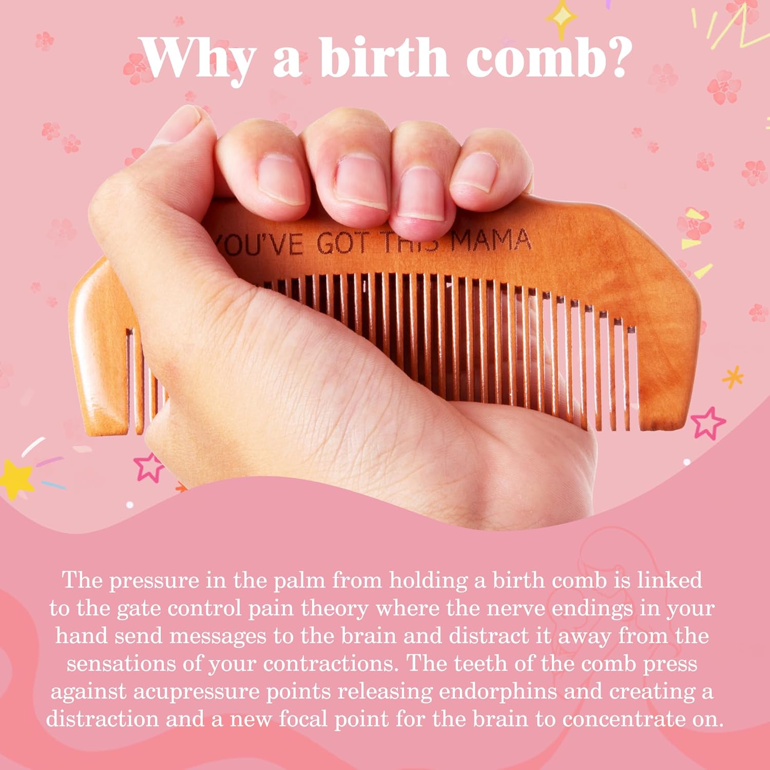Wooden Birth Comb & Acupressur - Acupressure Ball Set 리뷰 및 가격