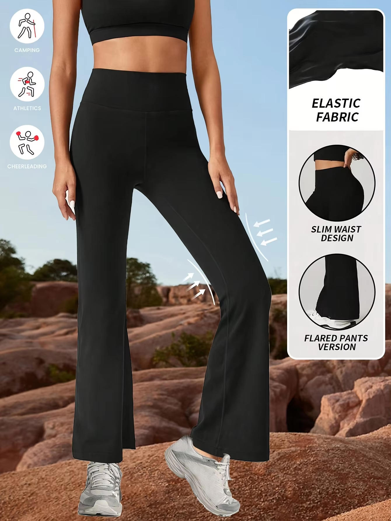Womens Yoga Pants Flared Leggi - Pilates In Yoga Pants 리뷰 및 가격