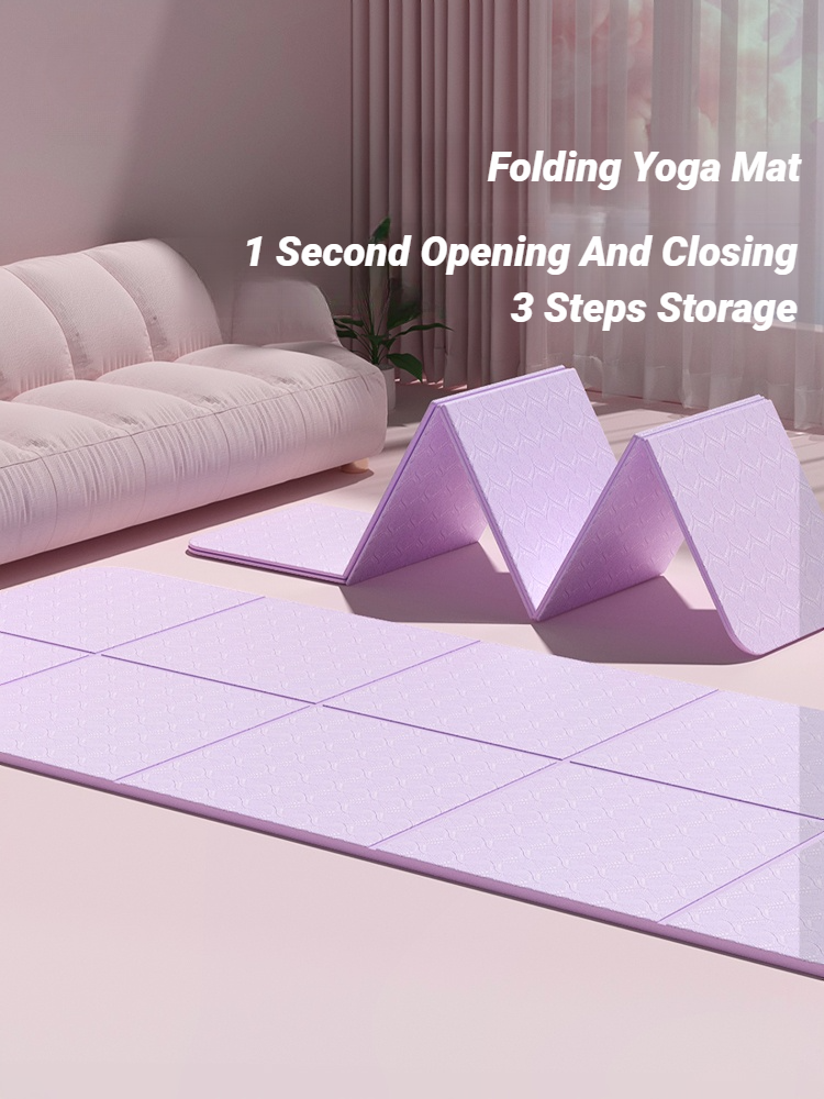 Foldable Yoga Mat Mute  Eco Fr - Pilates Yoga Mat Workout 리뷰 및 가격