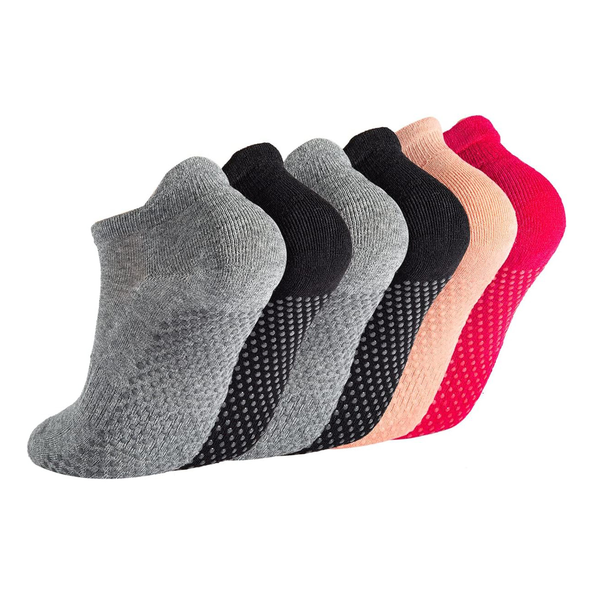 6 Pairs Yoga Socks for Women P - Pilates Yoga Grip Socks 리뷰 및 가격