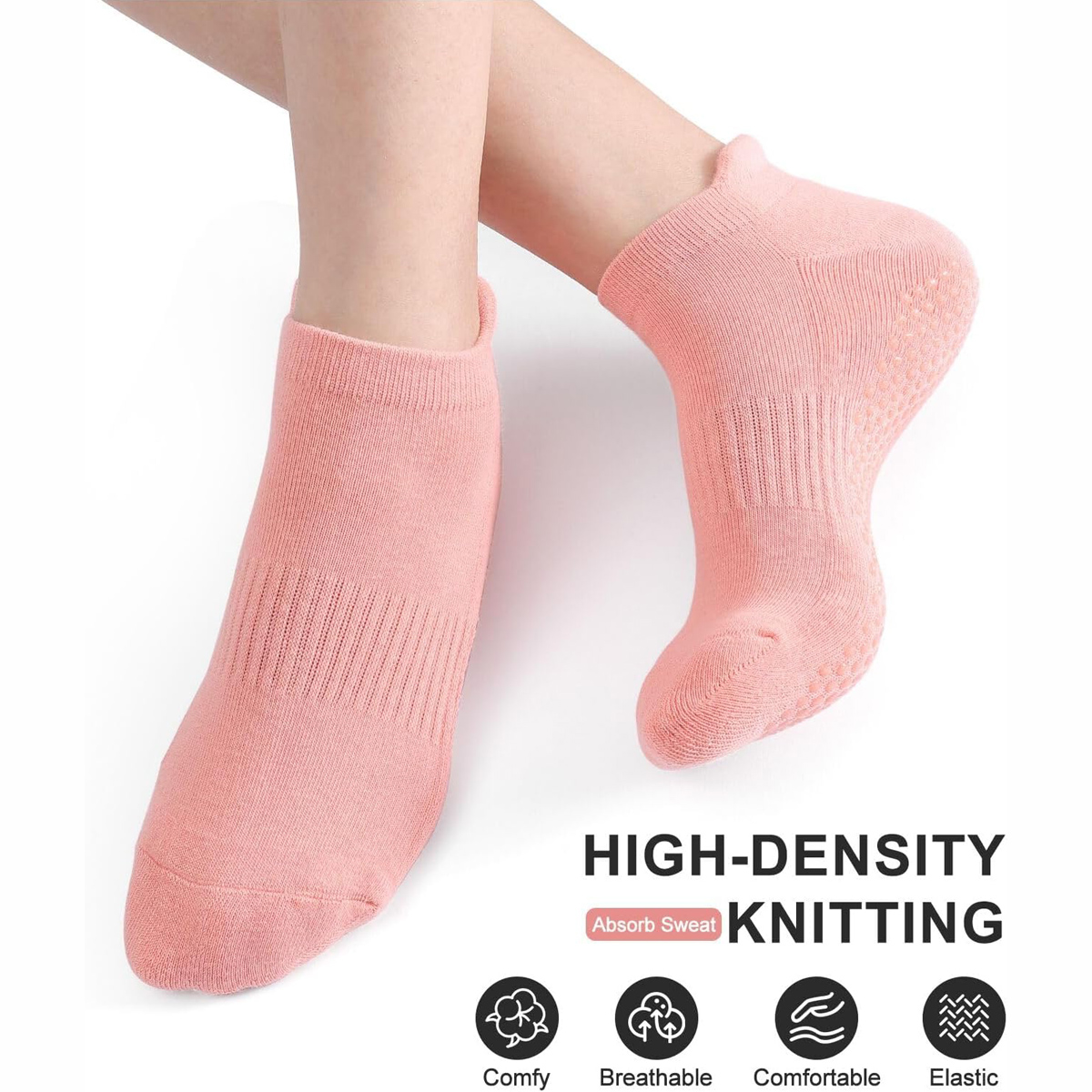6 Pairs Yoga Socks for Women P - Pilates Yoga Grip Socks 리뷰 및 가격