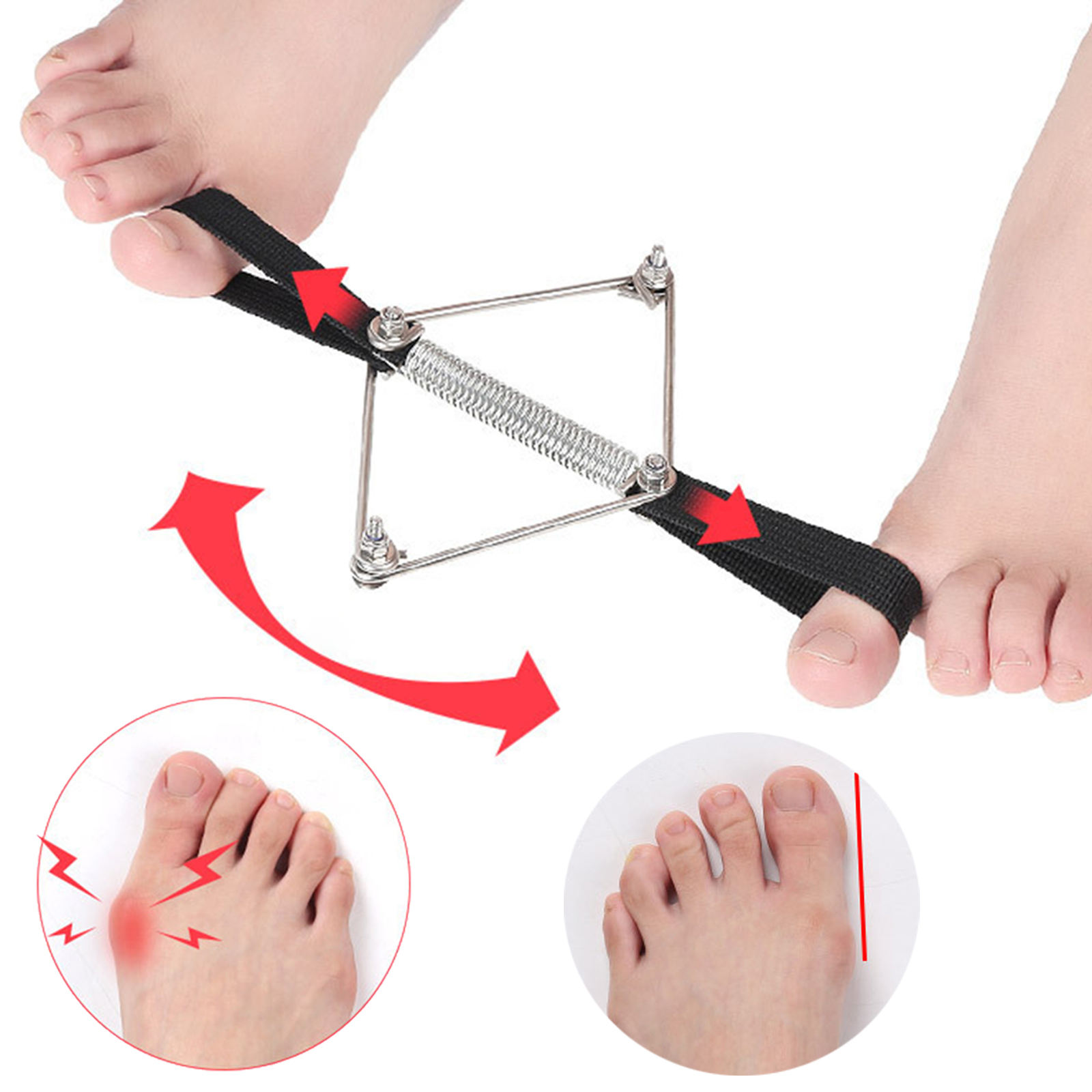 Bunion Corrector Nylon Steel S - Pilates Yoga Wellness 리뷰 및 가격