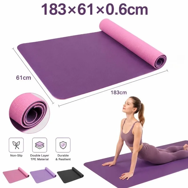 Yoga Mats Anti-slip Sport Fitn - Fitness Yoga Pilates 리뷰 및 가격