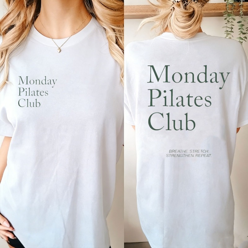 Shirt for Pilates Monday Pilat - Pilates Yoga Wellness 리뷰 및 가격