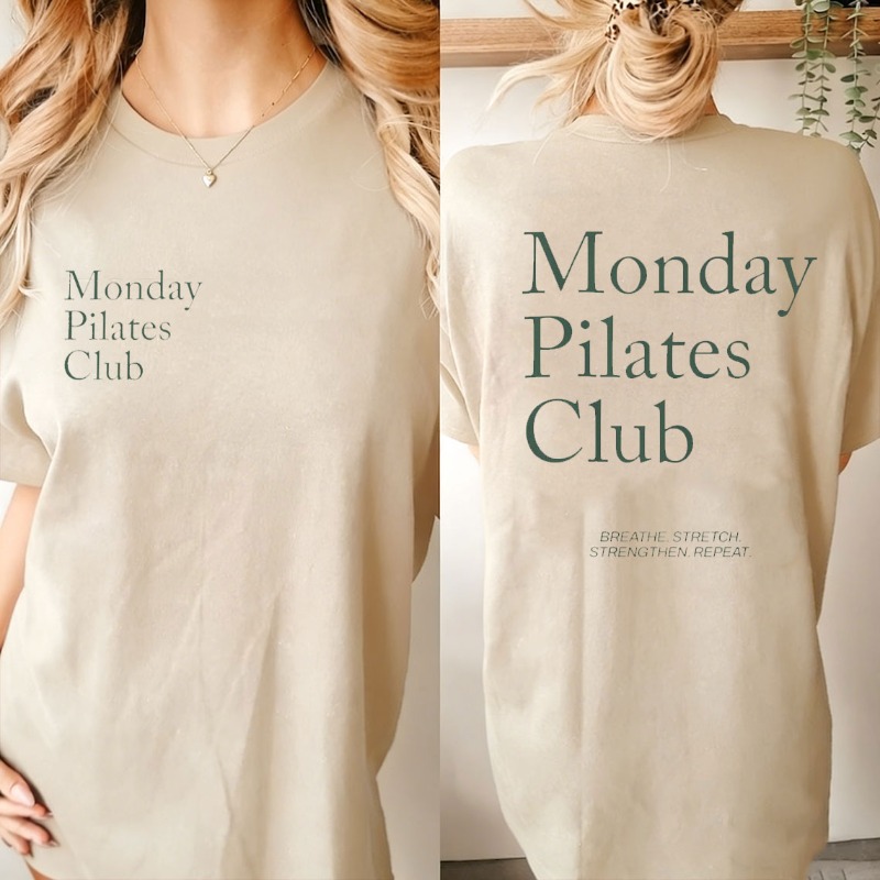 Shirt for Pilates Monday Pilat - Pilates Yoga Wellness 리뷰 및 가격